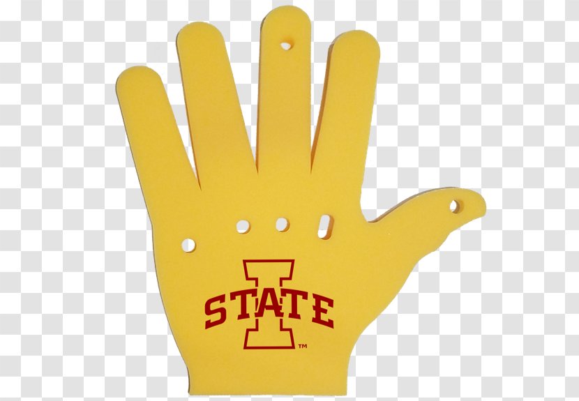 Iowa State University Of Northern Cyclones Panthers Football - Glove Transparent PNG