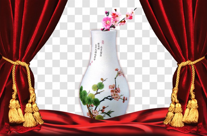 Publicity Advertising Google Images Poster - Interior Design - China Wind Exquisite Porcelain Transparent PNG