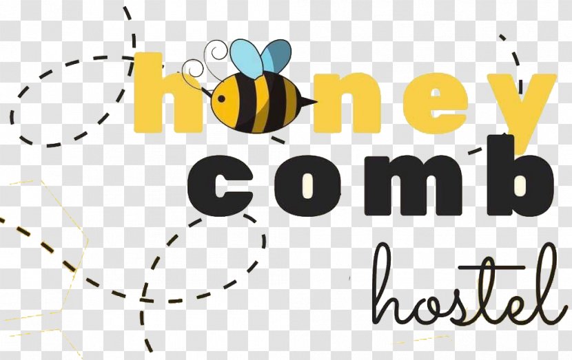 Clip Art Logo Brand Honeycomb Hostel Insect - Centimeter Transparent PNG