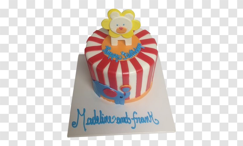 Birthday Cake Sugar Torte Decorating - Circus - Carnival Theme Transparent PNG