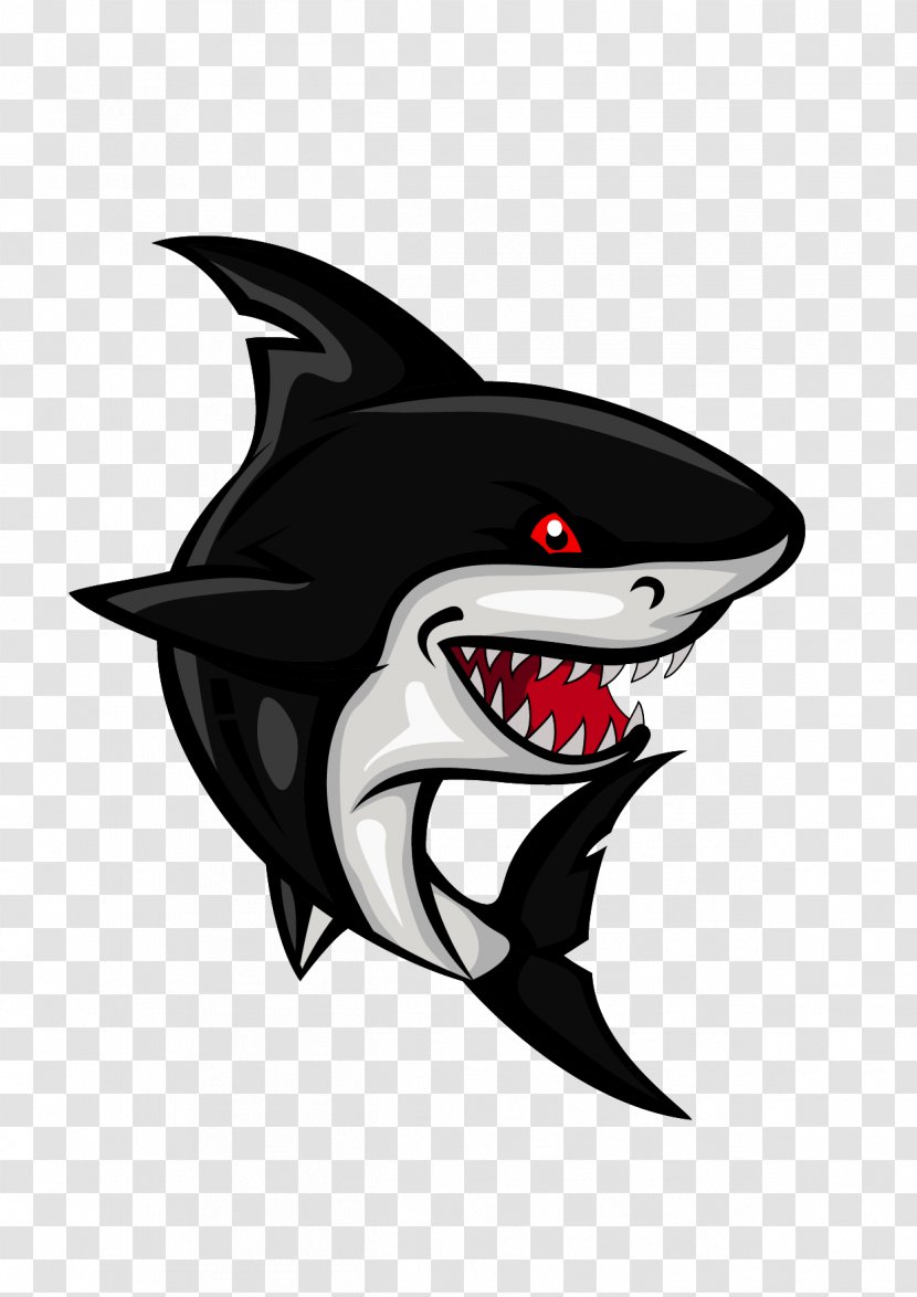 Shark Cartoon Royalty-free Clip Art - Vector Transparent PNG