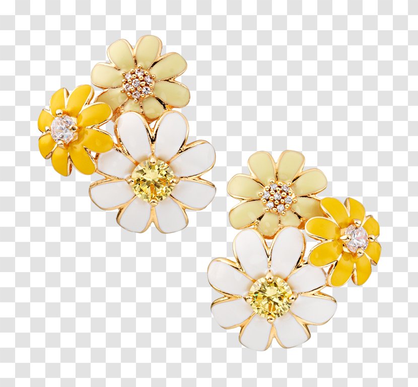Earring Petal Body Jewellery Cut Flowers - Jewelry Transparent PNG