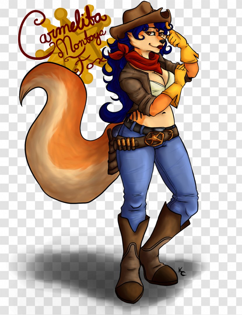 Inspector Carmelita Fox Concept Art DeviantArt - Artist - Cowboy Transparent PNG