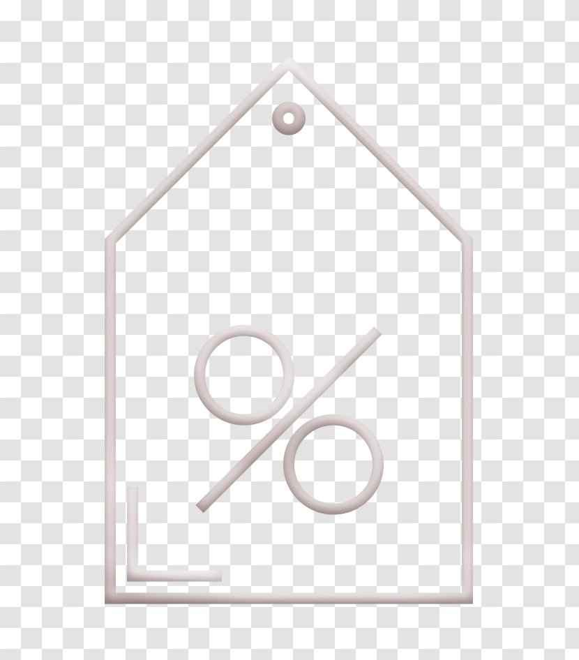 Discount Icon Outline Red - Shopping Transparent PNG