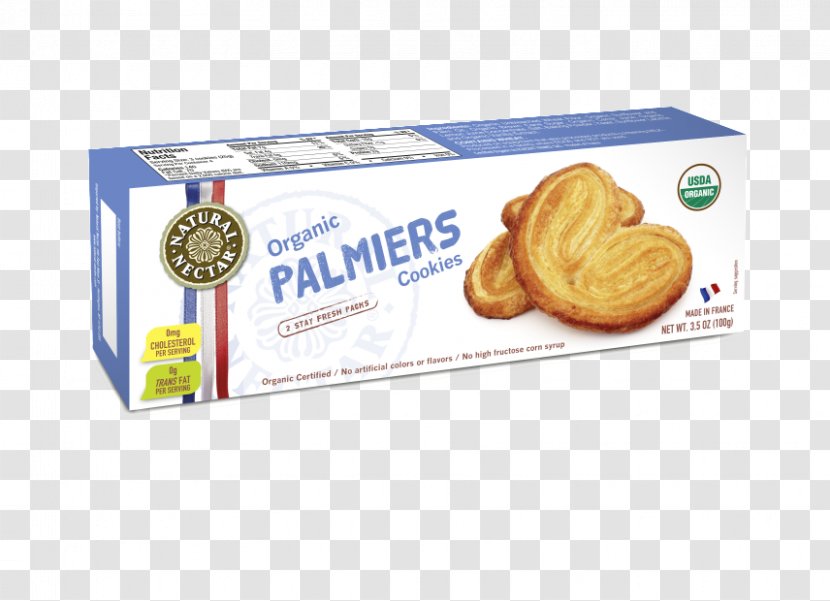 Palmier Food Biscuits Snack Pastry - Biscuit - Wafer Cups Transparent PNG