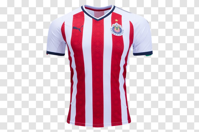 C.D. Guadalajara Chivas USA 2017–18 Liga MX Season Copa T-shirt - Mx Transparent PNG
