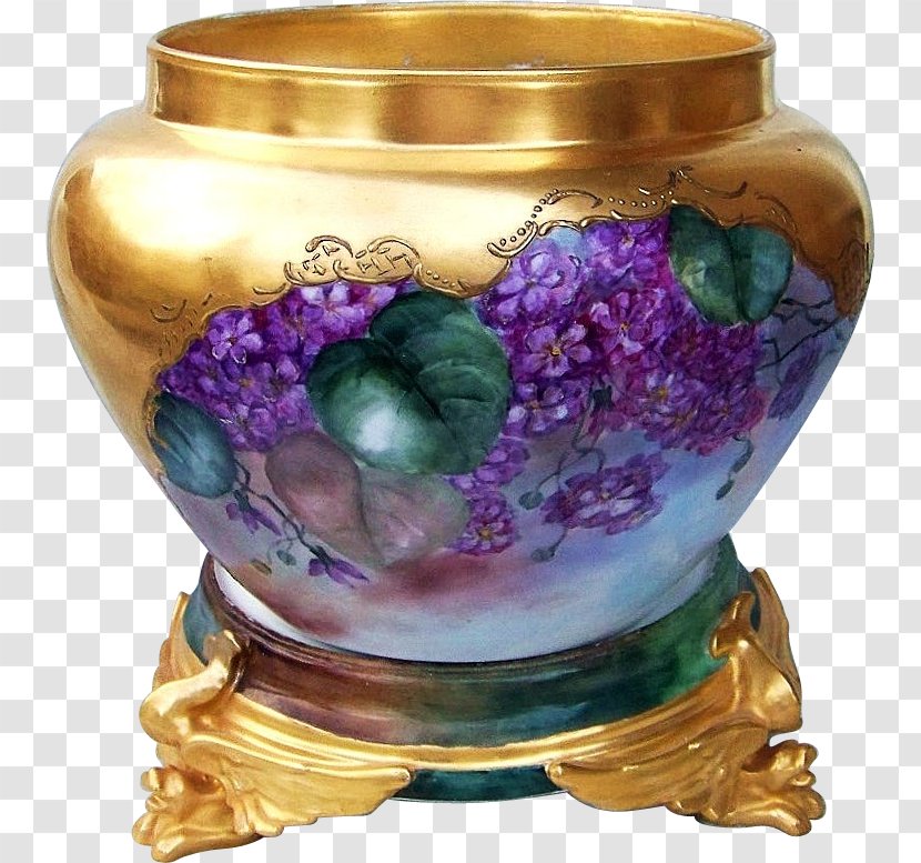 Vase Limoges Ceramic China Painting Porcelain - Paint Transparent PNG