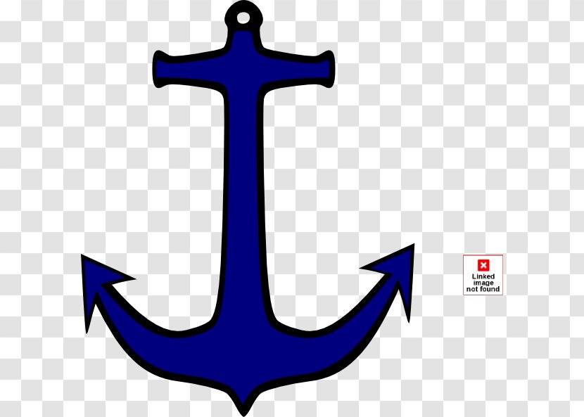 Anchor Drawing Clip Art - Stockless - Blue Transparent PNG