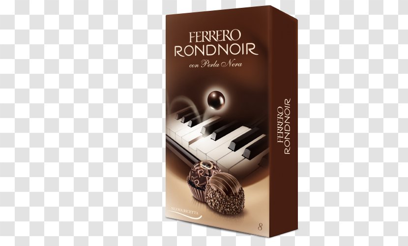 Praline Piano Ferrero Конфеты хрустящие покрытые темным шоколадом Rondnoir в коробке 120 г 1 шт Product Design Transparent PNG