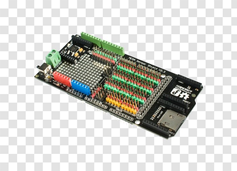 Microcontroller Arduino XBee Input/output Electronics - Computer Hardware - Shield Transparent PNG