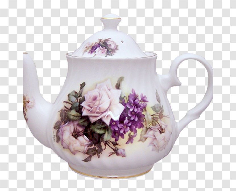 Saucer Teapot Teacup - Lilac - Kitchenware Transparent PNG