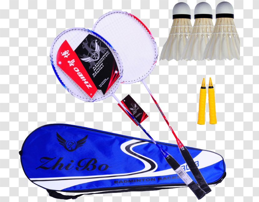 Badminton Racket Sport - Personal Protective Equipment - Blue Outer Bag And Transparent PNG