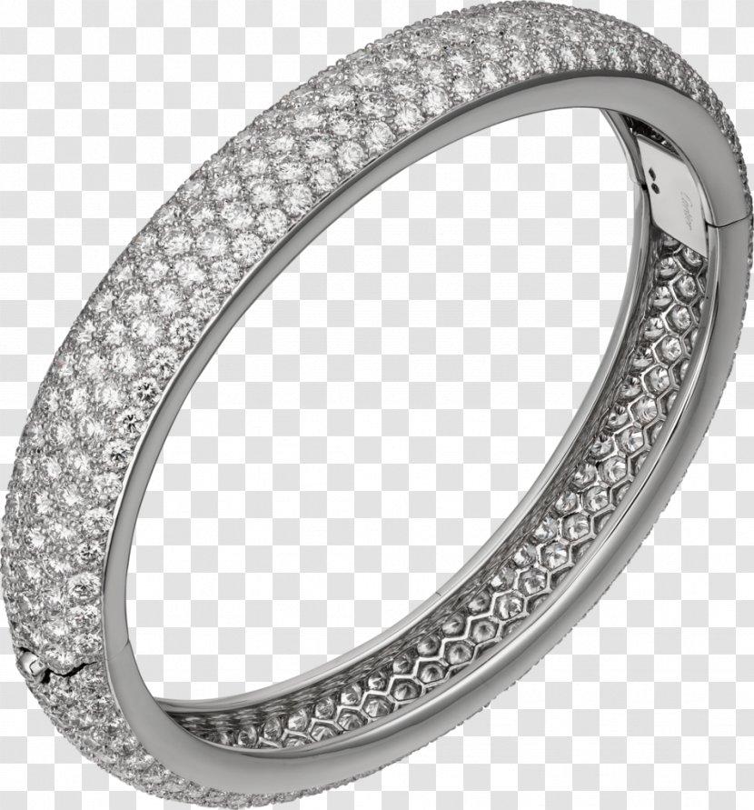 Love Bracelet Cartier Bangle Diamond - Wedding Ring Transparent PNG