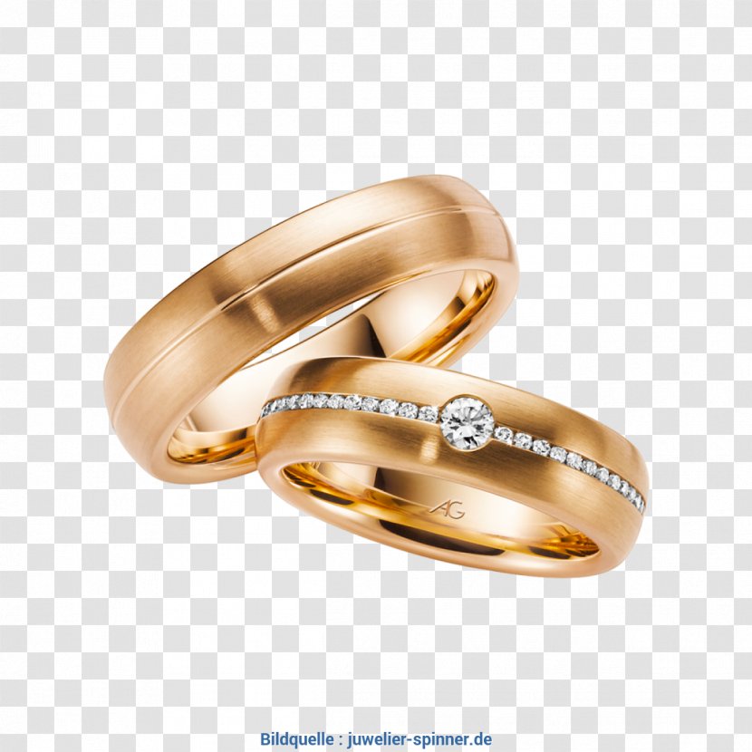 Gold Wedding Ring Jewellery Platinum - Rings Transparent PNG