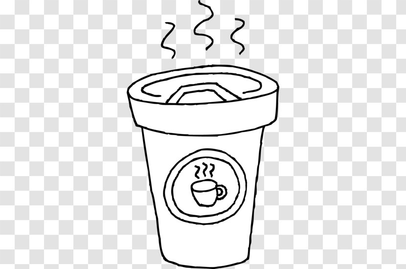 Cafe Coffee Cup Latte Espresso - Coloring Book Transparent PNG