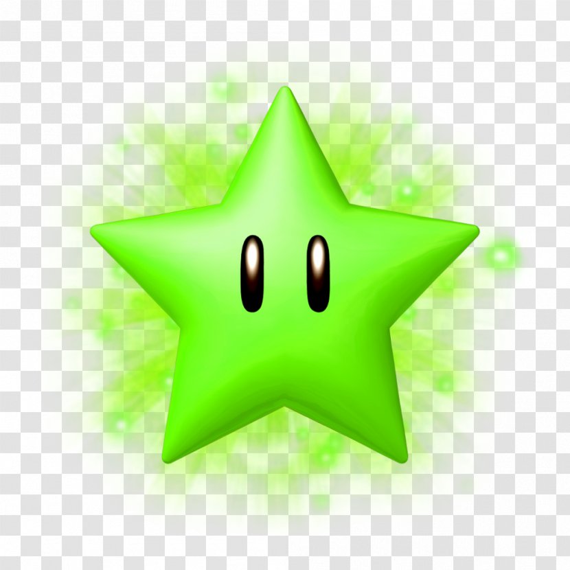 Super Mario 3D World Green Star Clip Art - Blue - Images Transparent PNG