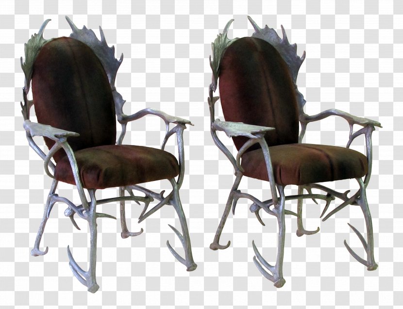 Chair Table Upholstery Seat Furniture - Dining Room - Antler Transparent PNG