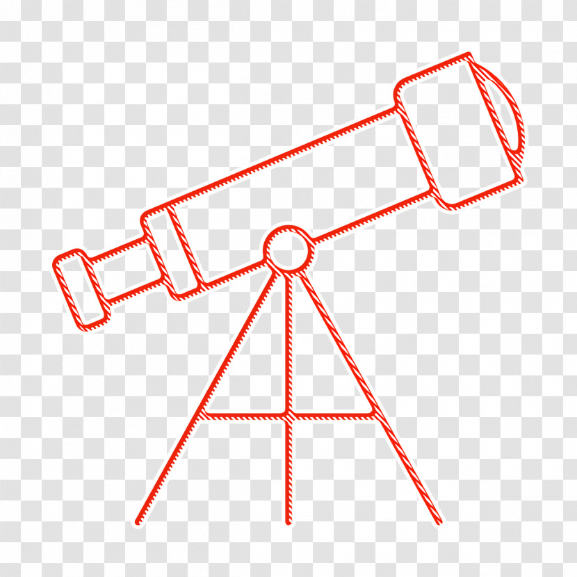 Space Set Icon Telescope Icon Transparent PNG