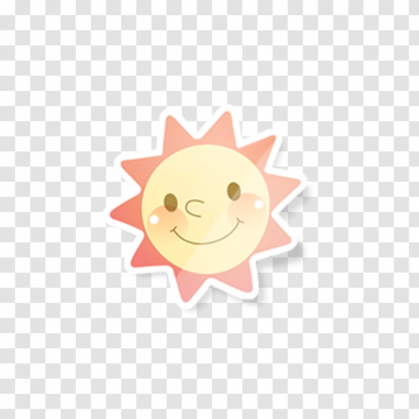 Download - Textile - Cartoon Sun Transparent PNG