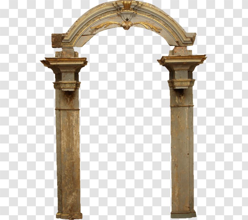 Column Window Arch Door - Europe And The United States Retro Stone Material To Avoid Transparent PNG