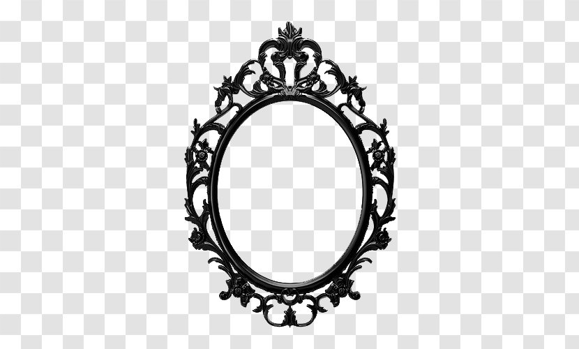Picture Frames Window Mirror Bathroom Decorative Arts - Black And White Transparent PNG