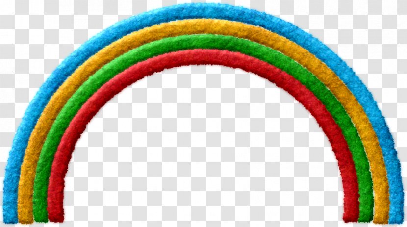 Paper Felt Clip Art - Day - Arcoiris Con Nubes Transparent PNG