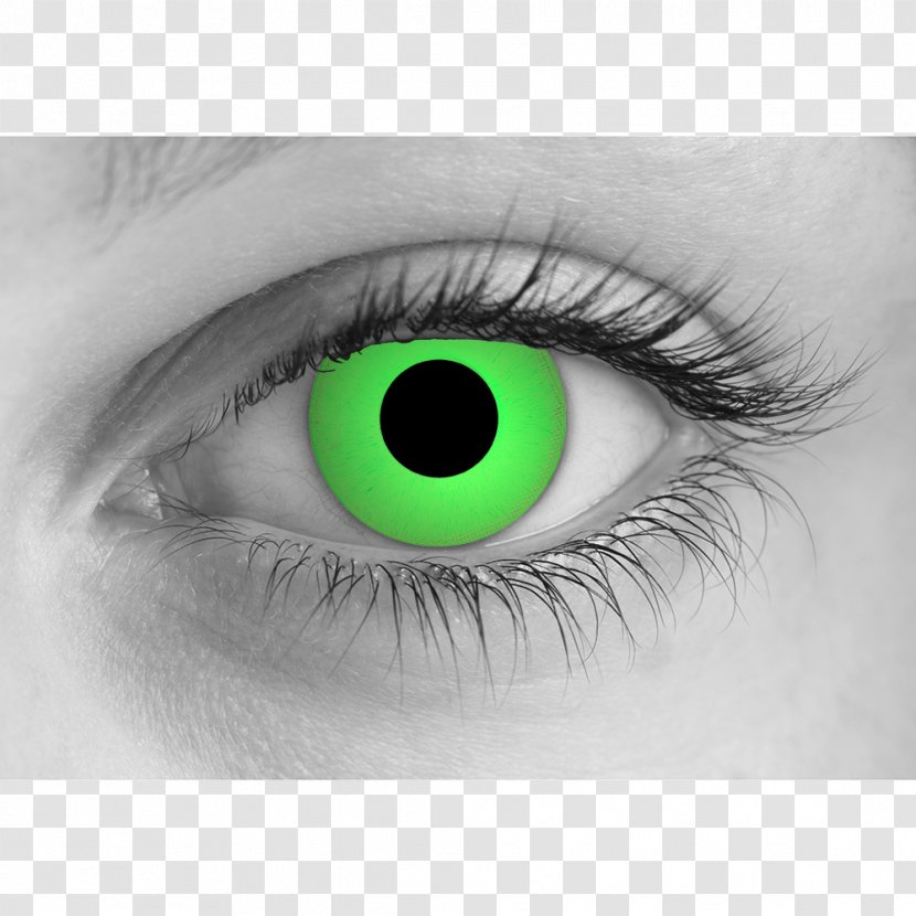 Contact Lenses AC Lens Blue Eye - Cartoon Transparent PNG