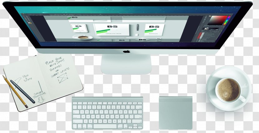 Computer Monitor Accessory Monitors Graphics Output Device Electronic Visual Display - Imac Top Transparent PNG
