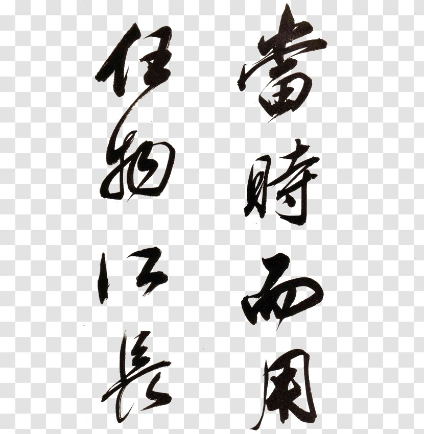 Collections Of The Palace Museum Songjiang District Calligraphy Font - Antiquity Silhouette Cartoon Transparent PNG