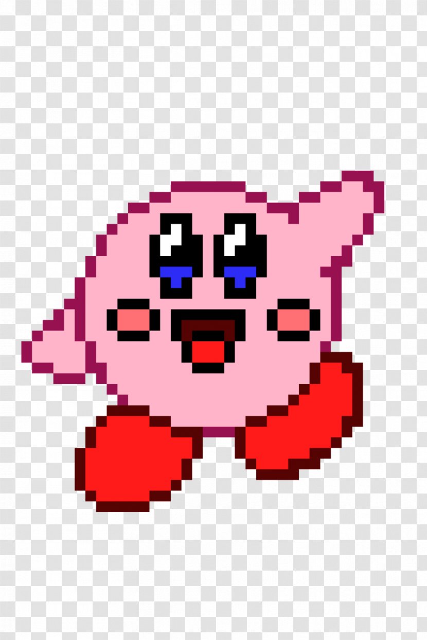 Kirby's Dream Land 3 Pixel Art Clip - Cartoon - Watchmen Comedian Button Transparent PNG