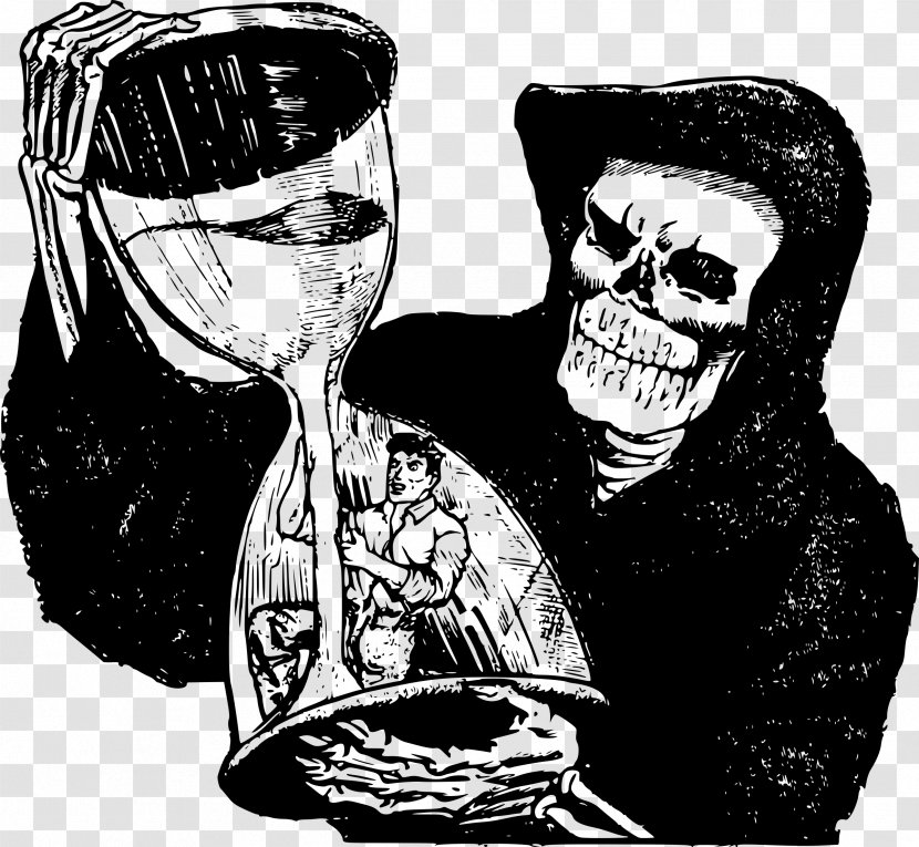 Death Hourglass Homo Sapiens Clip Art - Grim Reaper Transparent PNG