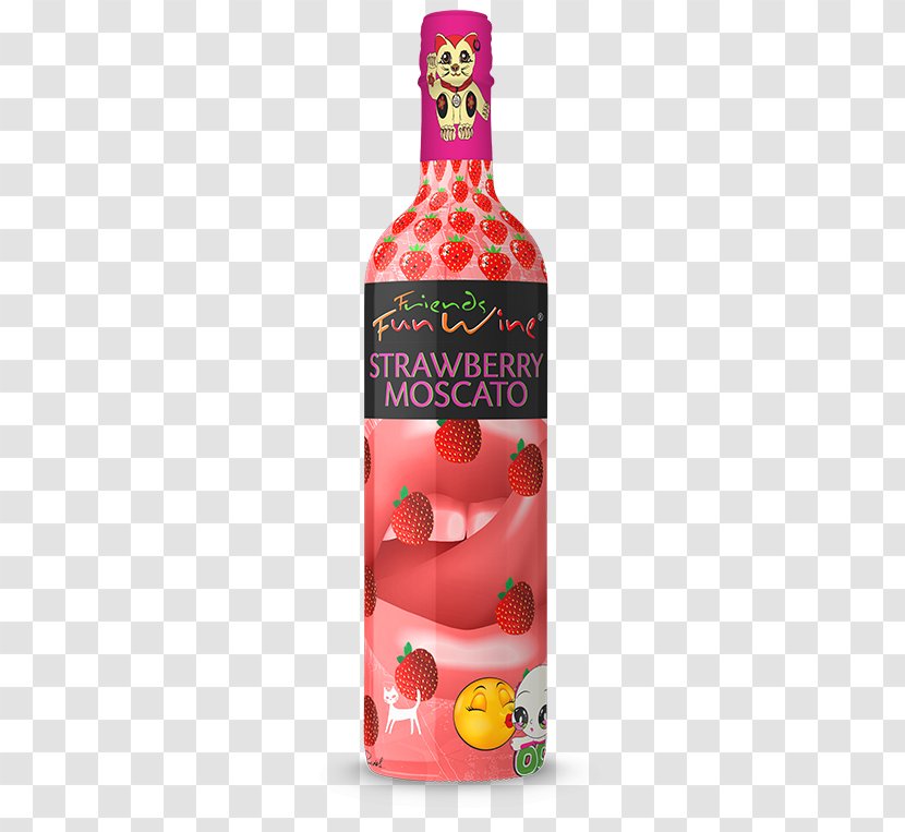 Friends Fun Wine Alcoholic Drink Cocktail - Flavor - Strawberry Transparent PNG