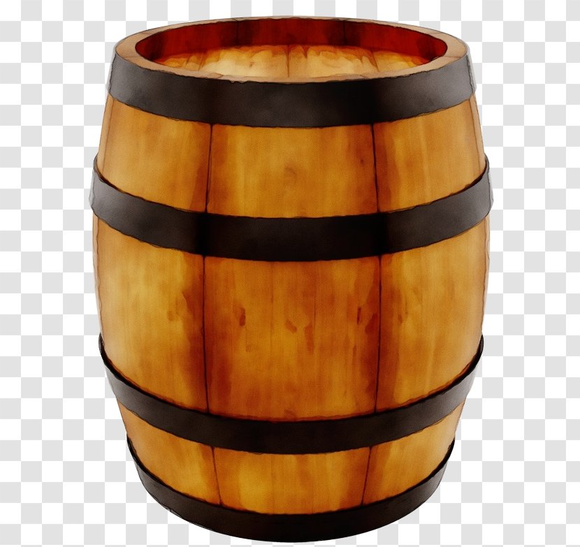 Barrel Wood Rain Table - Watercolor Transparent PNG