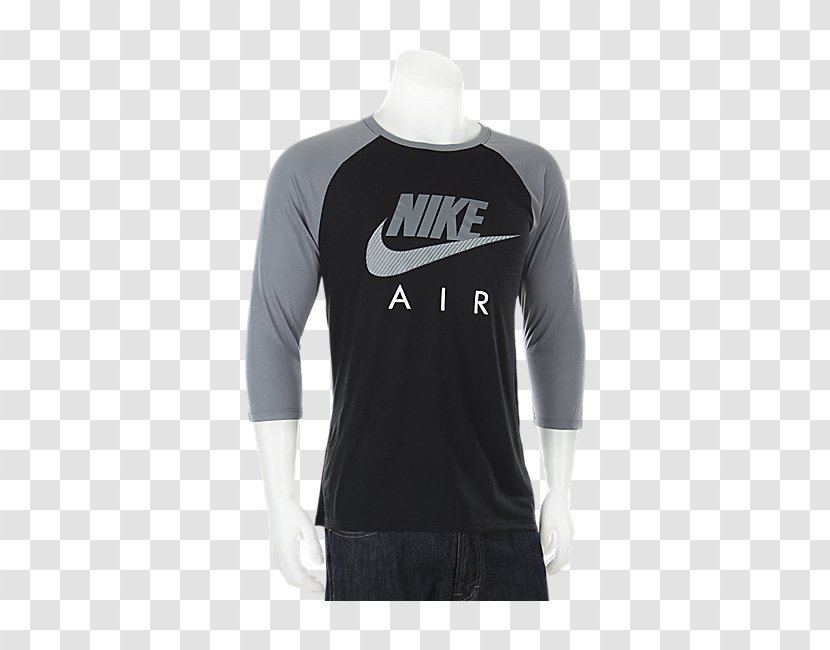Long-sleeved T-shirt Jumpman Raglan Sleeve - Shirt - Nike T Transparent PNG