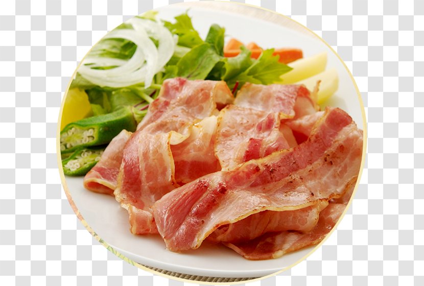 Prosciutto Bayonne Ham Carpaccio Veal - Bacon Transparent PNG
