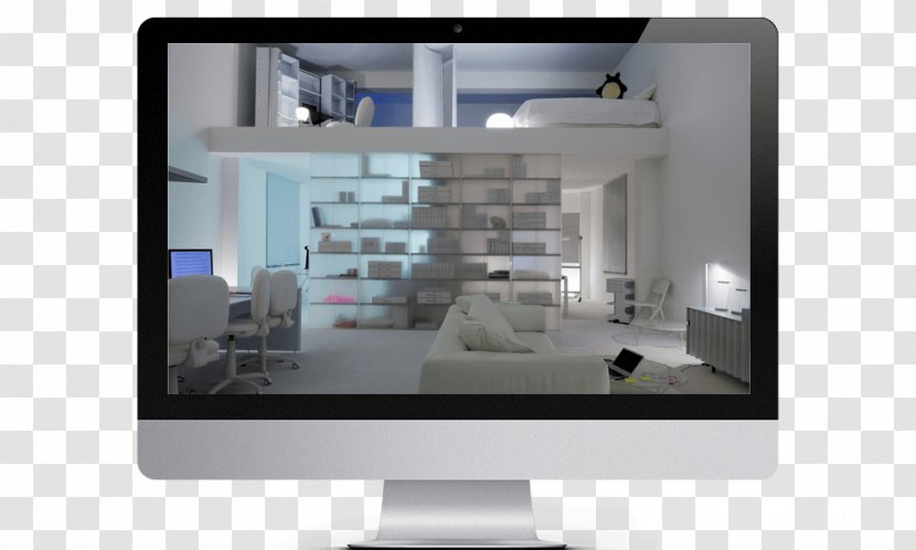 Furniture Computer Monitors Salviati Srl Desk - Multimedia - Design Transparent PNG