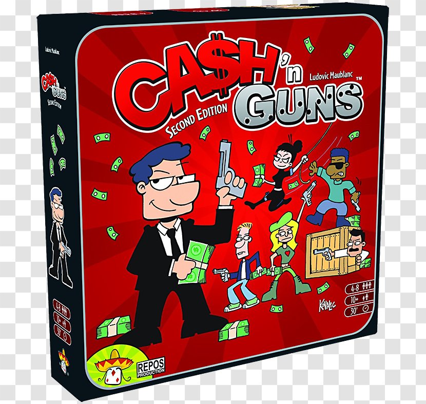 Ca$h'n Gun$ A Game Of Thrones: Second Edition Firearm Money - Gun - Player Transparent PNG