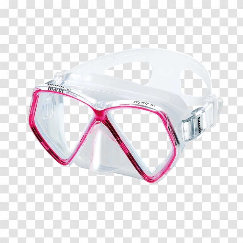 Snorkeling Mares Diving Equipment Underwater Scuba - Pink - Zephir Transparent PNG