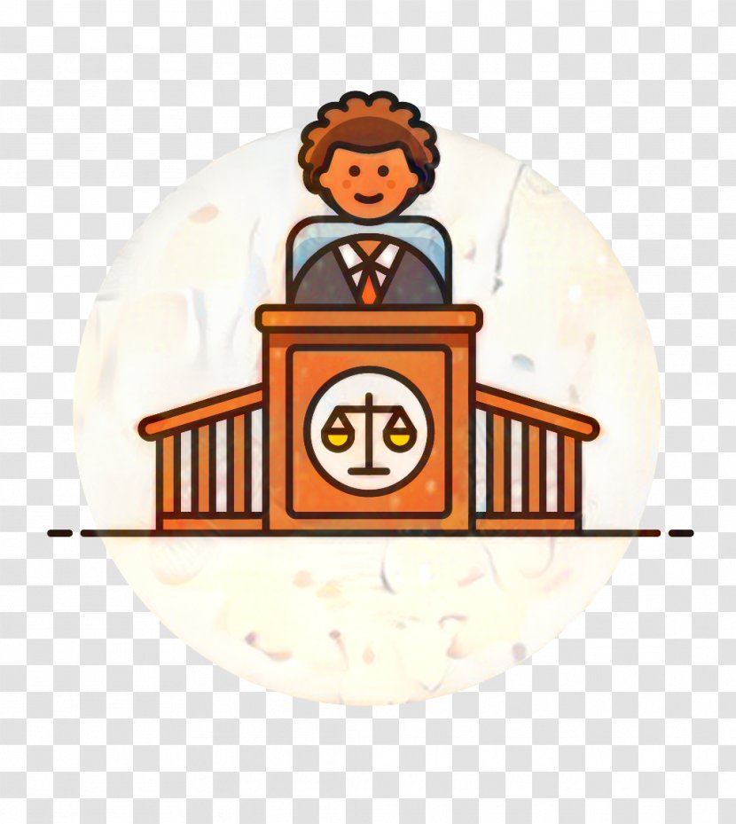 Clip Art Cartoon Judge Illustration - Royalty Payment Transparent PNG