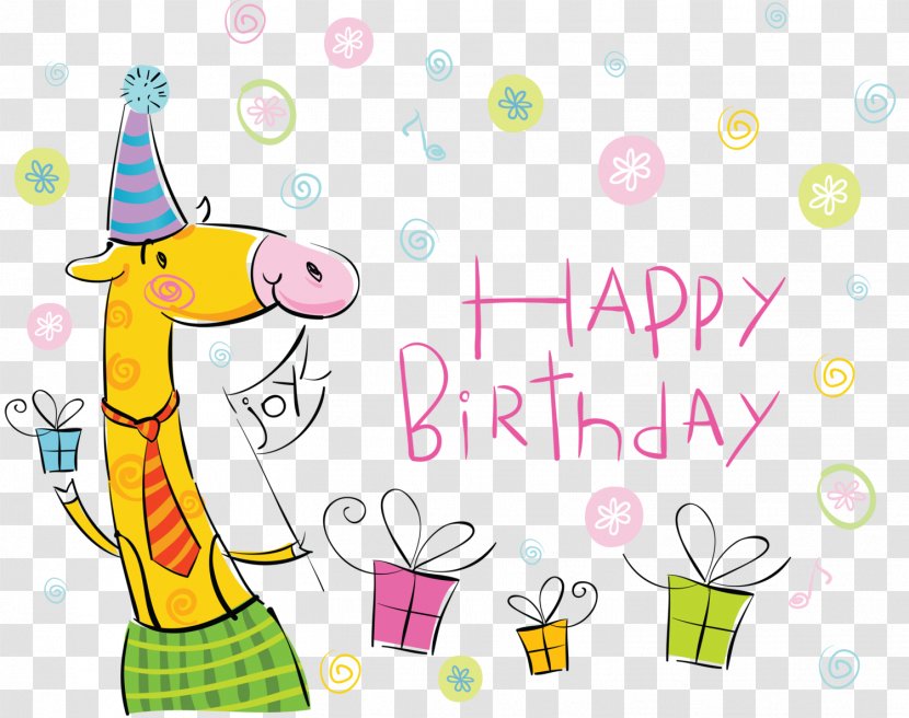 Happy Birthday Cartoon Clip Art - Greeting Note Cards - Card Transparent PNG