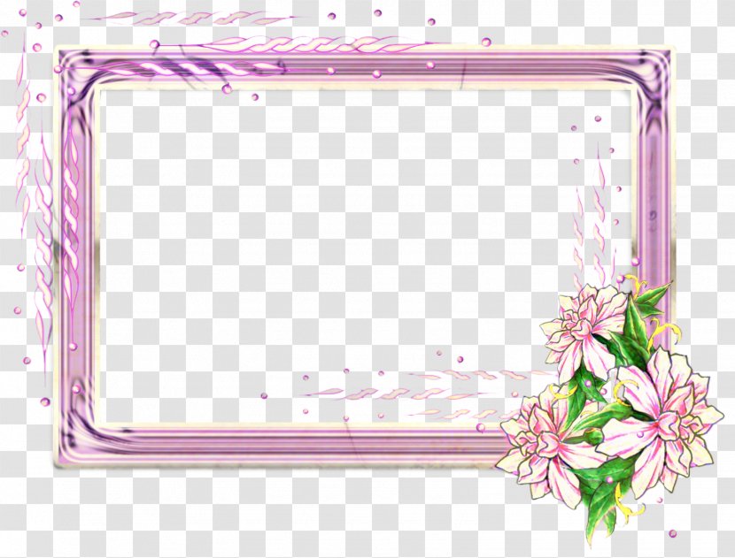 Pink Background Frame - Picture Frames - Rectangle Transparent PNG