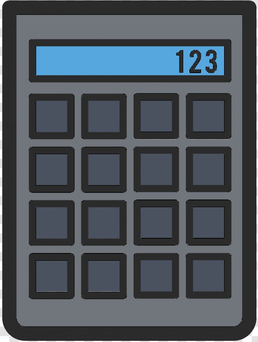 Calculator Numeric Keypads Pattern Product Design - Telephone - Number Transparent PNG