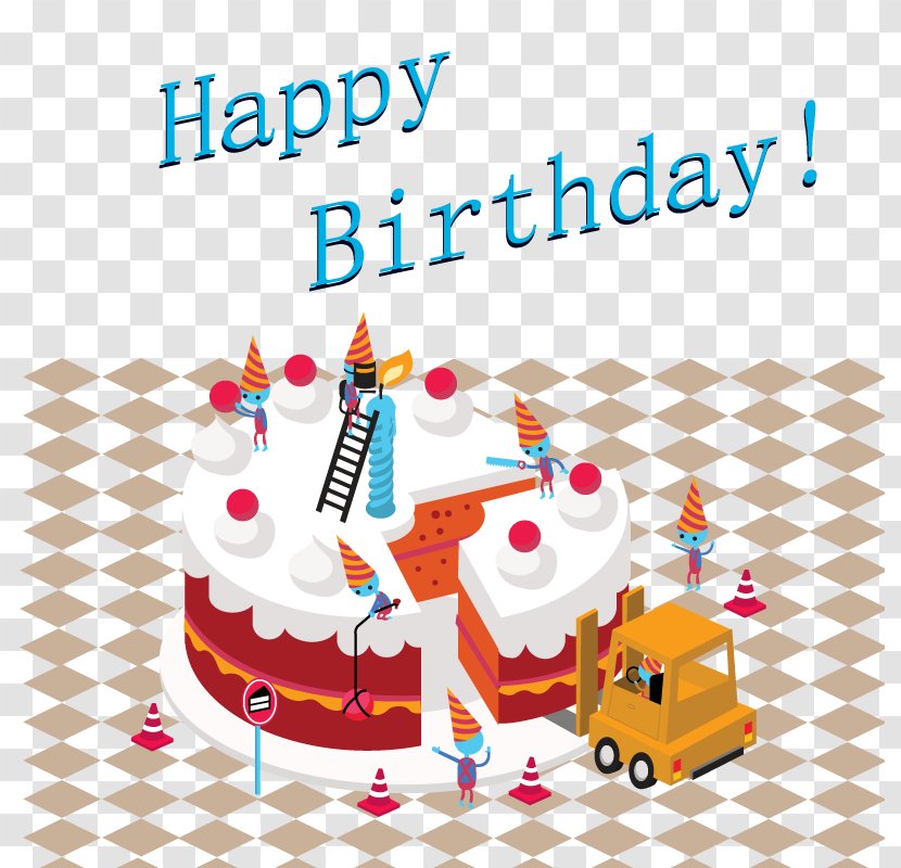 Birthday Cake Happy To You - Area - Vector Transparent PNG