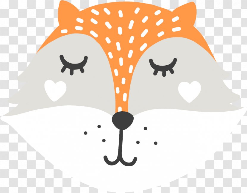 Nose Snout Cartoon Clip Art Whiskers - Red Fox Transparent PNG