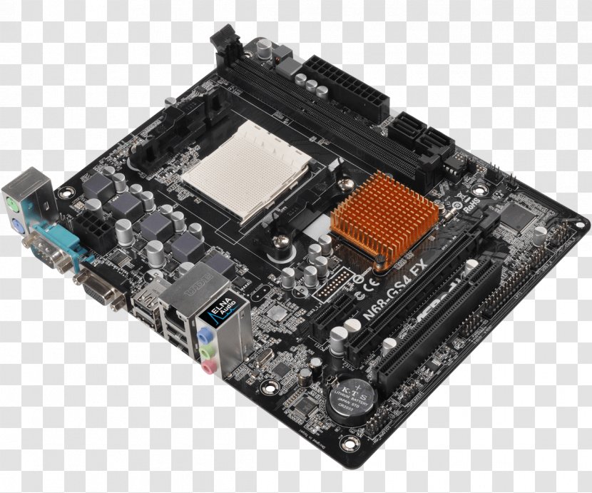 Intel ASRock N68-GS4 FX Motherboard Socket AM3+ - Cpu Transparent PNG