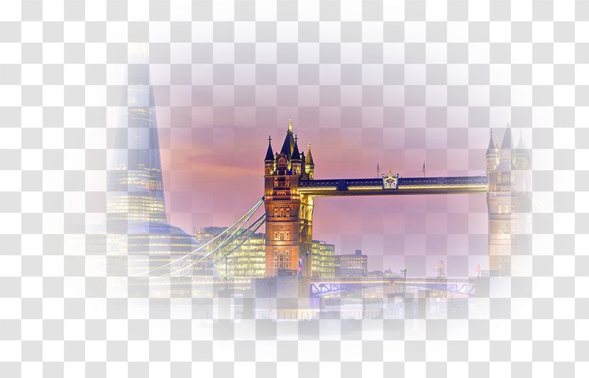 The Shard Tower Bridge Product Energy - London - Poster Transparent PNG