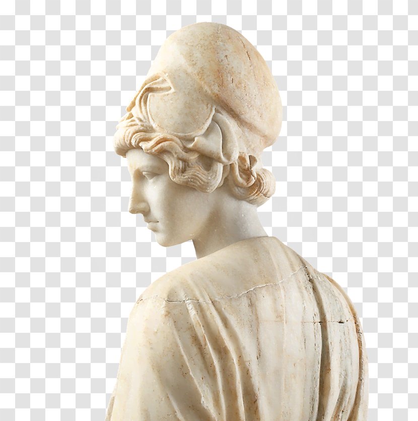 Bust Athena Parthenos Meisterwerke Im Liebieghaus Ancient Greek Sculpture - Myron Transparent PNG