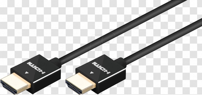 HDMI Electrical Cable Ethernet 4K Resolution Connector - Length - Data Transfer Transparent PNG