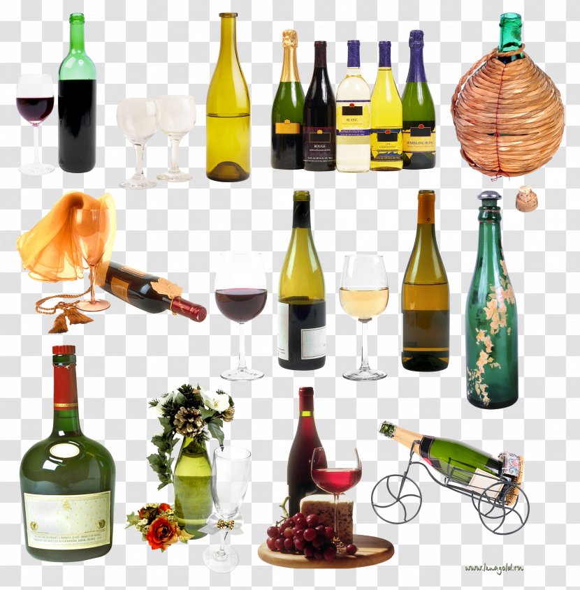 Wine Champagne Bottle Clip Art - Digital Image Transparent PNG
