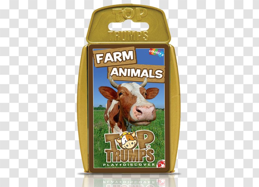 Winning Moves Top Trumps Card Game - Playing - Farm Animals Transparent PNG